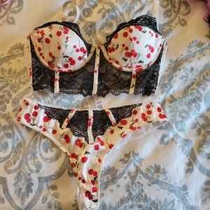 Adore me cherry bra ONLY (32D)